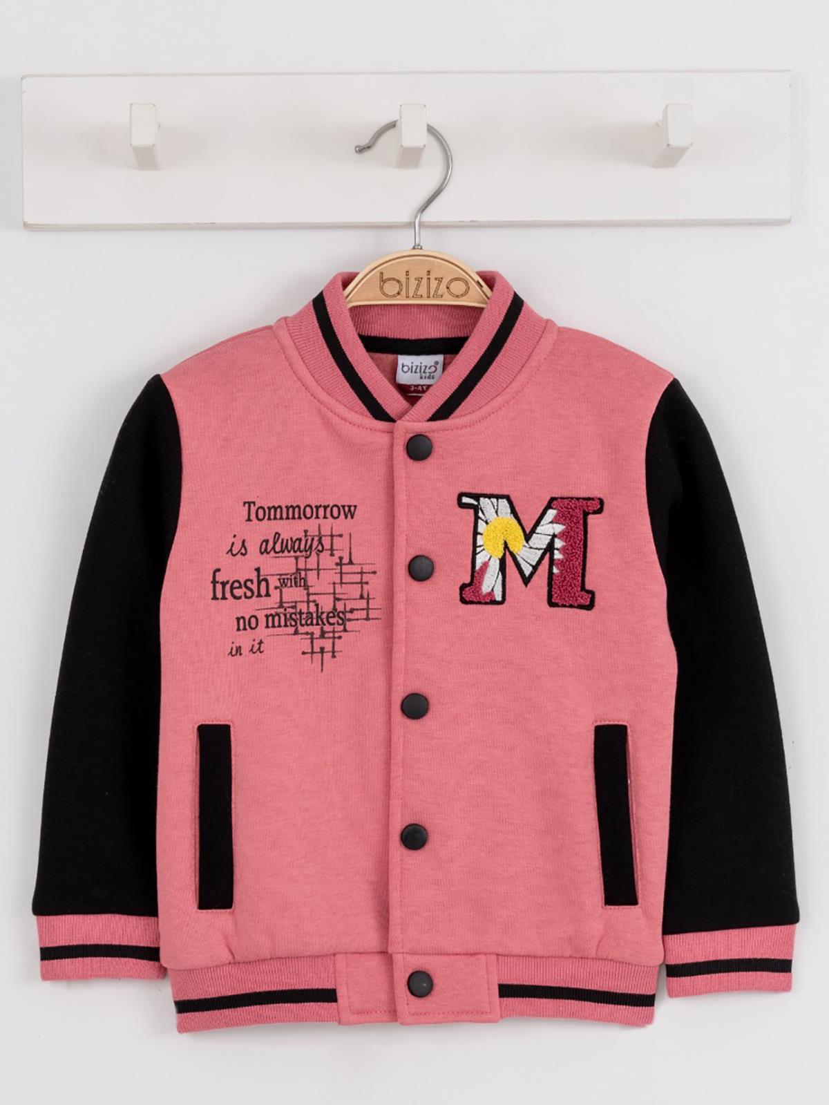 Bizizo Kız College Hırka 2-5 Yaş Hırka - Pembe