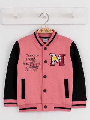 Bizizo Kız College Hırka 2-5 Yaş Hırka - Pembe