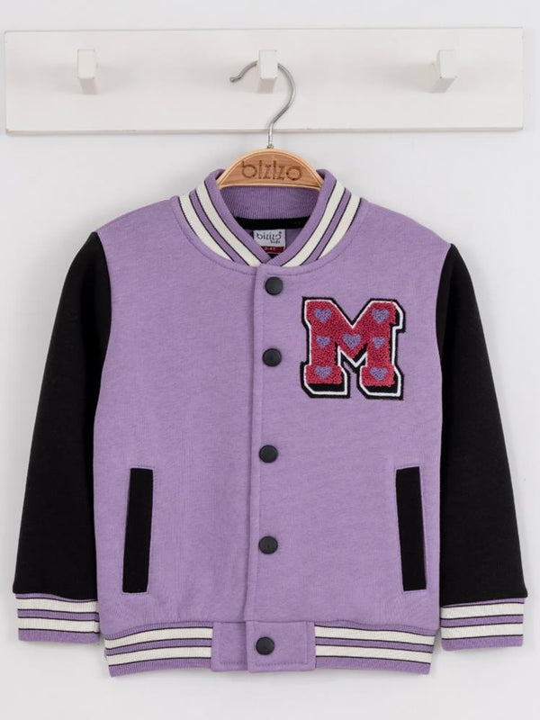 Bizizo Kız College 2-5 Yaş Hırka - Lila