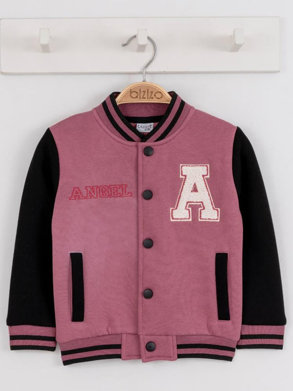 Bizizo Kız College Hırka 2-5 Yaş Hırka - Lila