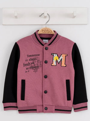 Bizizo Kız College Hırka 2-5 Yaş Hırka - Lila