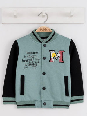 Bizizo Kız College Hırka 2-5 Yaş Hırka - Yeşil