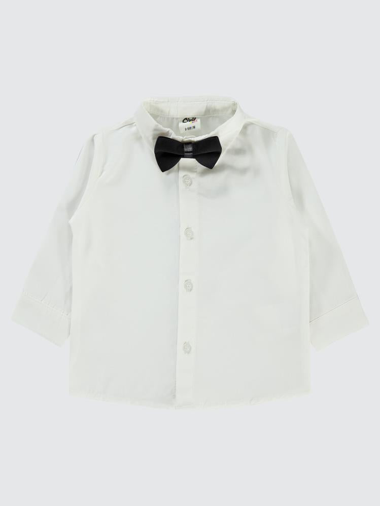 Civil Baby Çizgili Kazak 3'Lü 6-18 Ay Takım - Bej