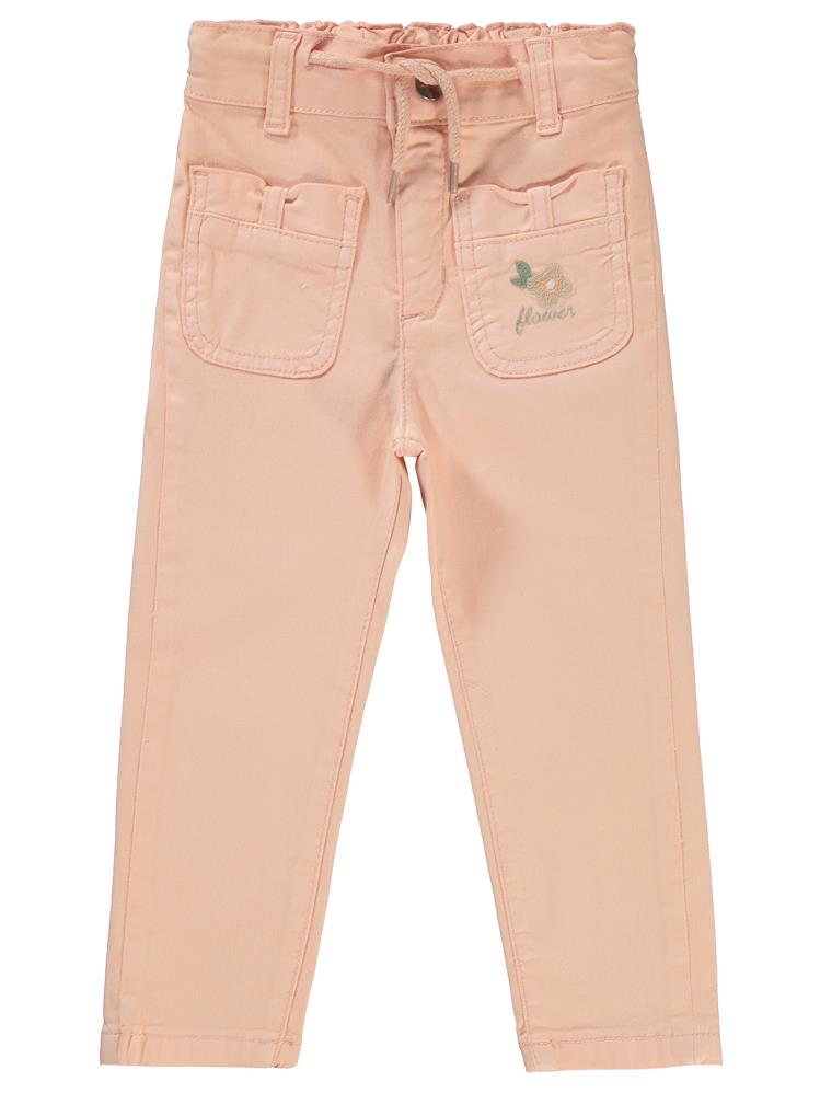 Civil Girls Cepli 2-5 Yaş Pantolon - Pudra