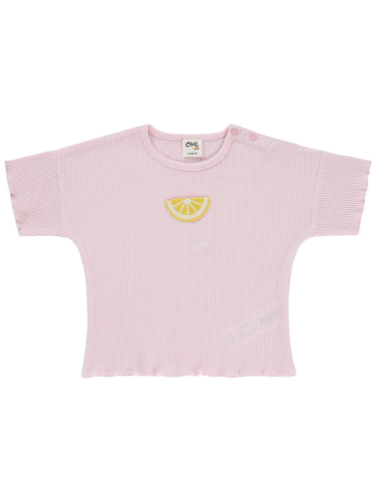 Civil Baby Mobil Aksesuarlı 6-18 Ay Tişört - Pembe