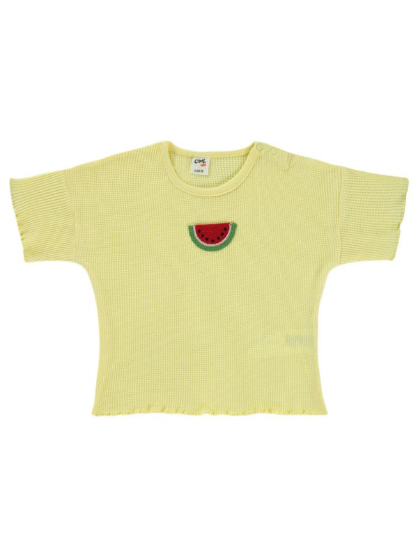 Civil Baby Mobil Aksesuarlı 6-18 Ay Tişört - Sarı