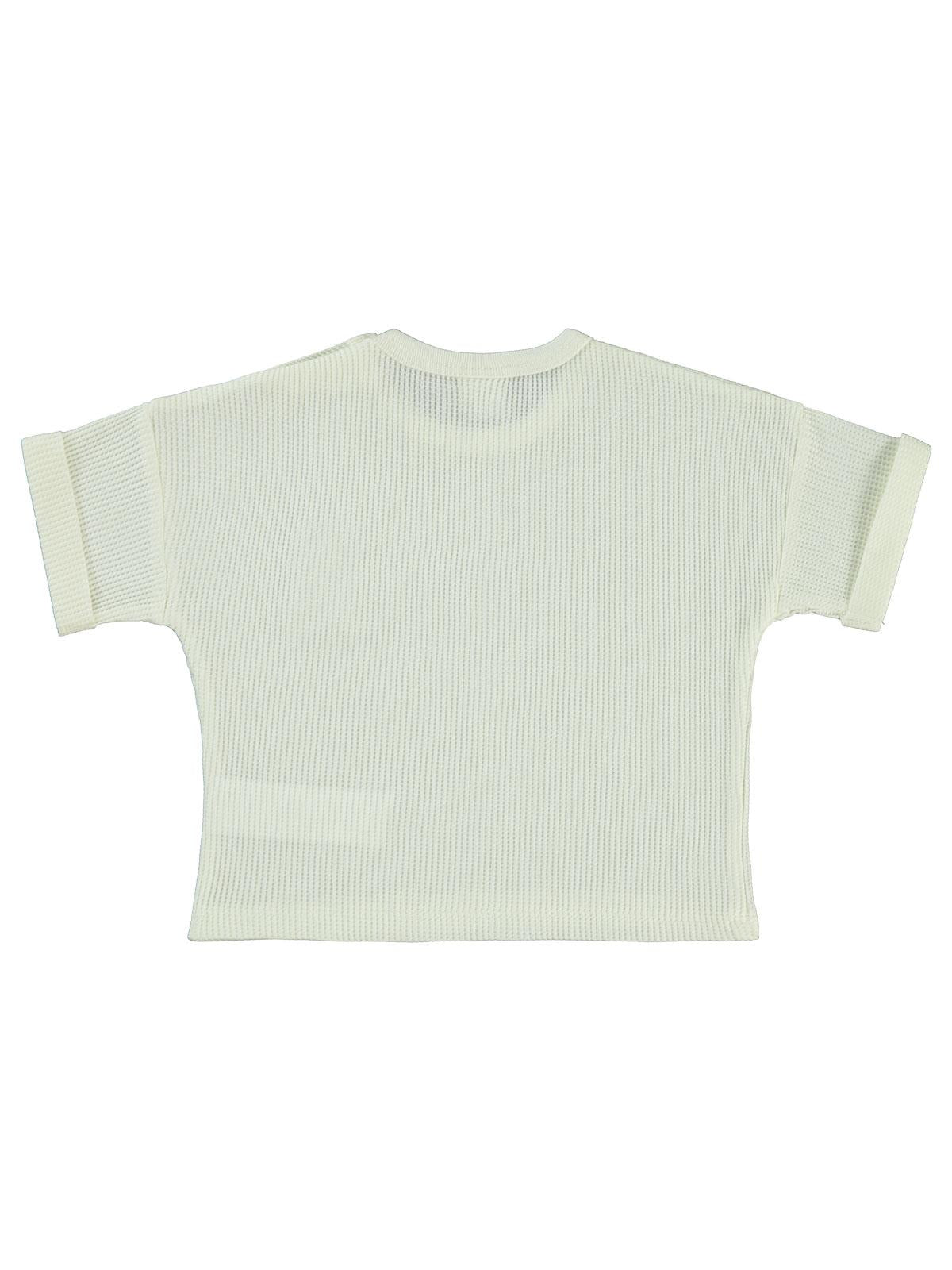 Civil Baby Mobil Aksesuarlı 6-18 Ay Tişört - Ekru