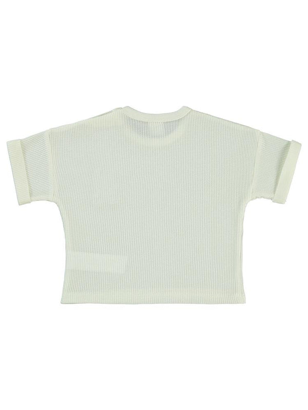 Civil Baby Mobil Aksesuarlı 6-18 Ay Tişört - Ekru