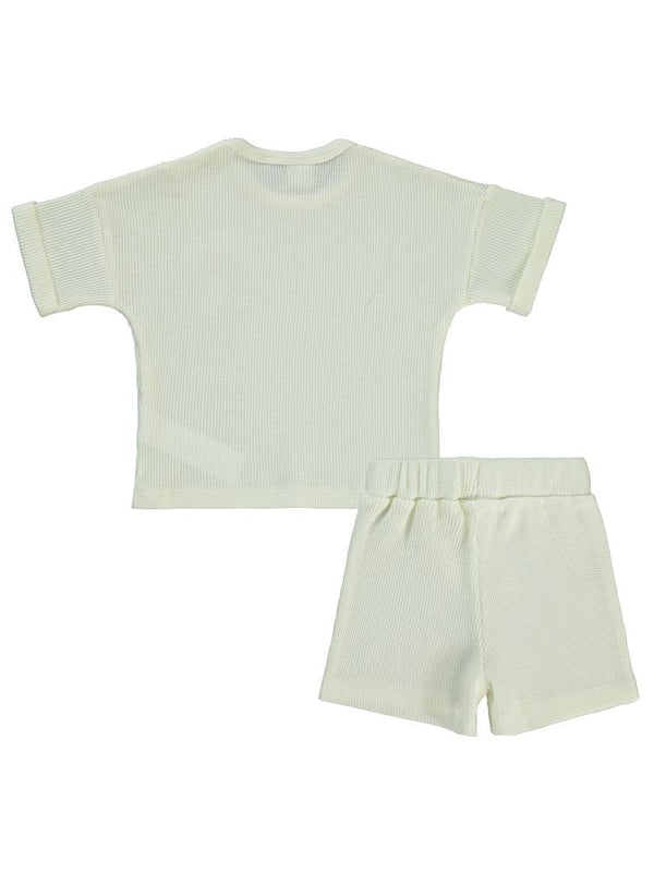 Civil Baby Mobil Aksesuarlı 6-18 Ay Takım - Ekru