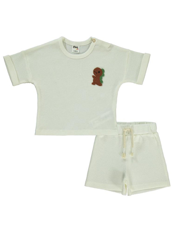 Civil Baby Mobil Aksesuarlı 6-18 Ay Takım - Ekru