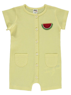Civil Baby Mobil Aksesuarlı 6-18 Ay Tulum - Sarı