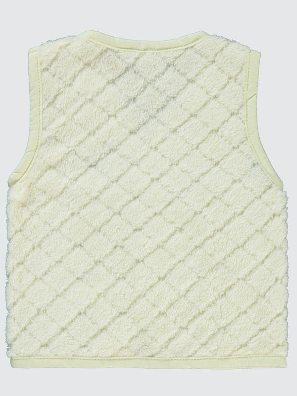 Civil Baby Düğme Detaylı 6-18 Ay Yelek - Bej