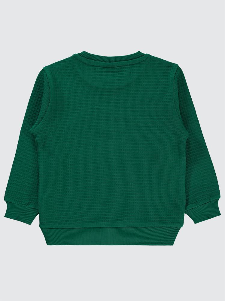 Pierre Cardin Academy Baskılı 2-5 Yaş Sweatshirt - Yeşil
