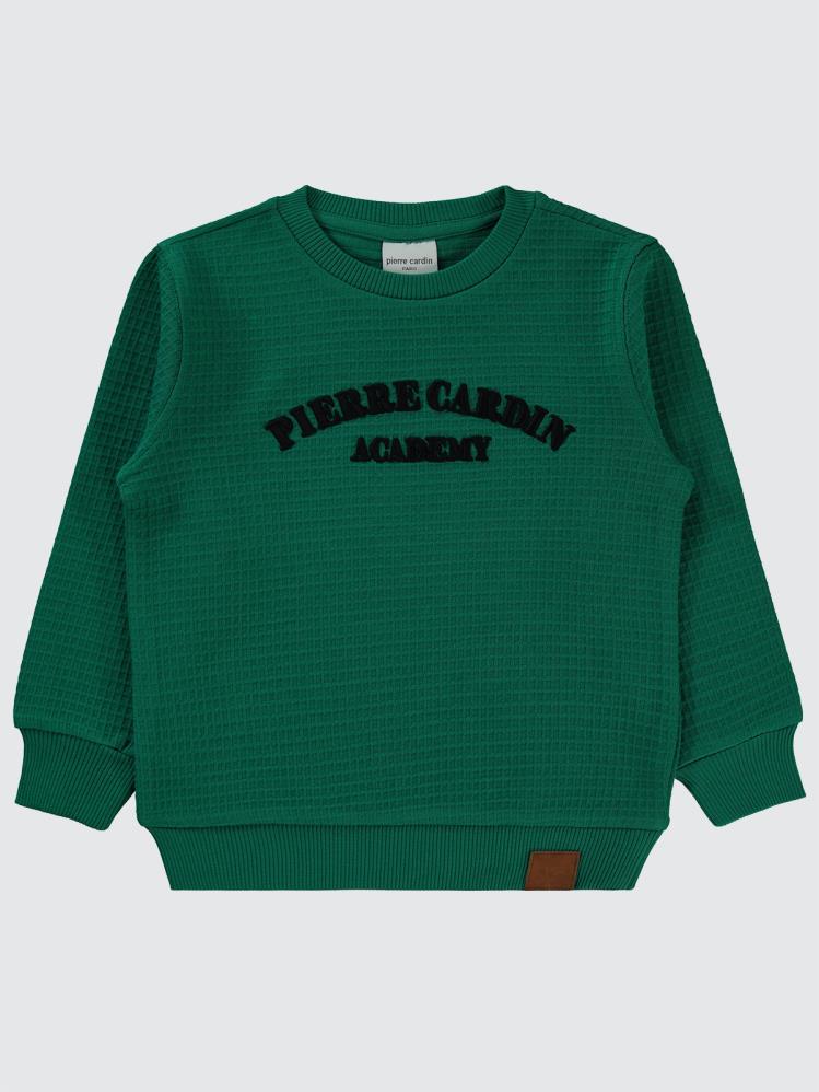 Pierre Cardin Academy Baskılı 2-5 Yaş Sweatshirt - Yeşil