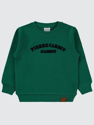 Pierre Cardin Academy Baskılı 2-5 Yaş Sweatshirt - Yeşil