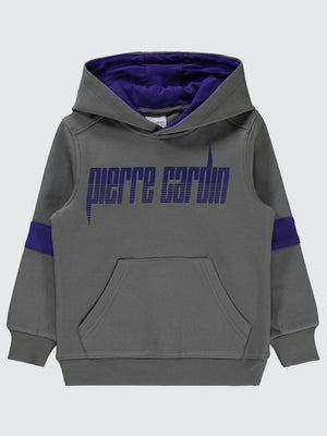 Pierre Cardin Baskılı 2-5 Yaş Sweatshirt - Gri