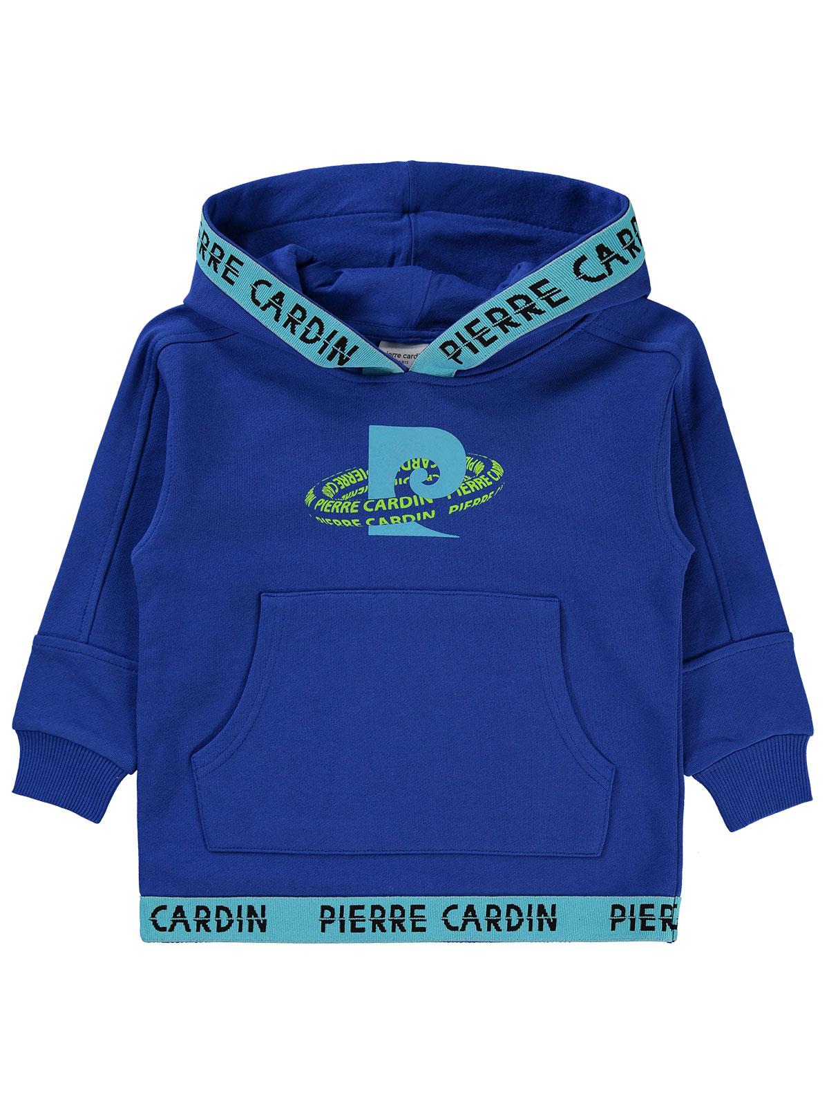 Pierre Cardin Baskılı 2-5 Yaş Sweatshirt - Mavi
