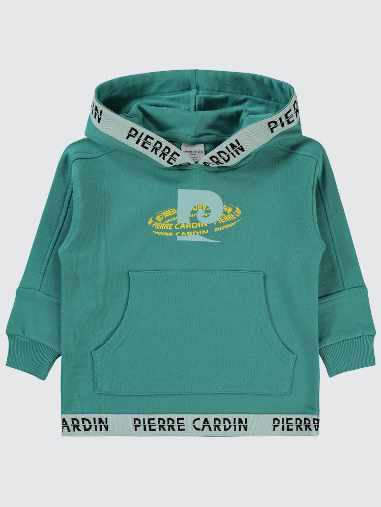 Pierre Cardin Baskılı 2-5 Yaş Sweatshirt - Yeşil