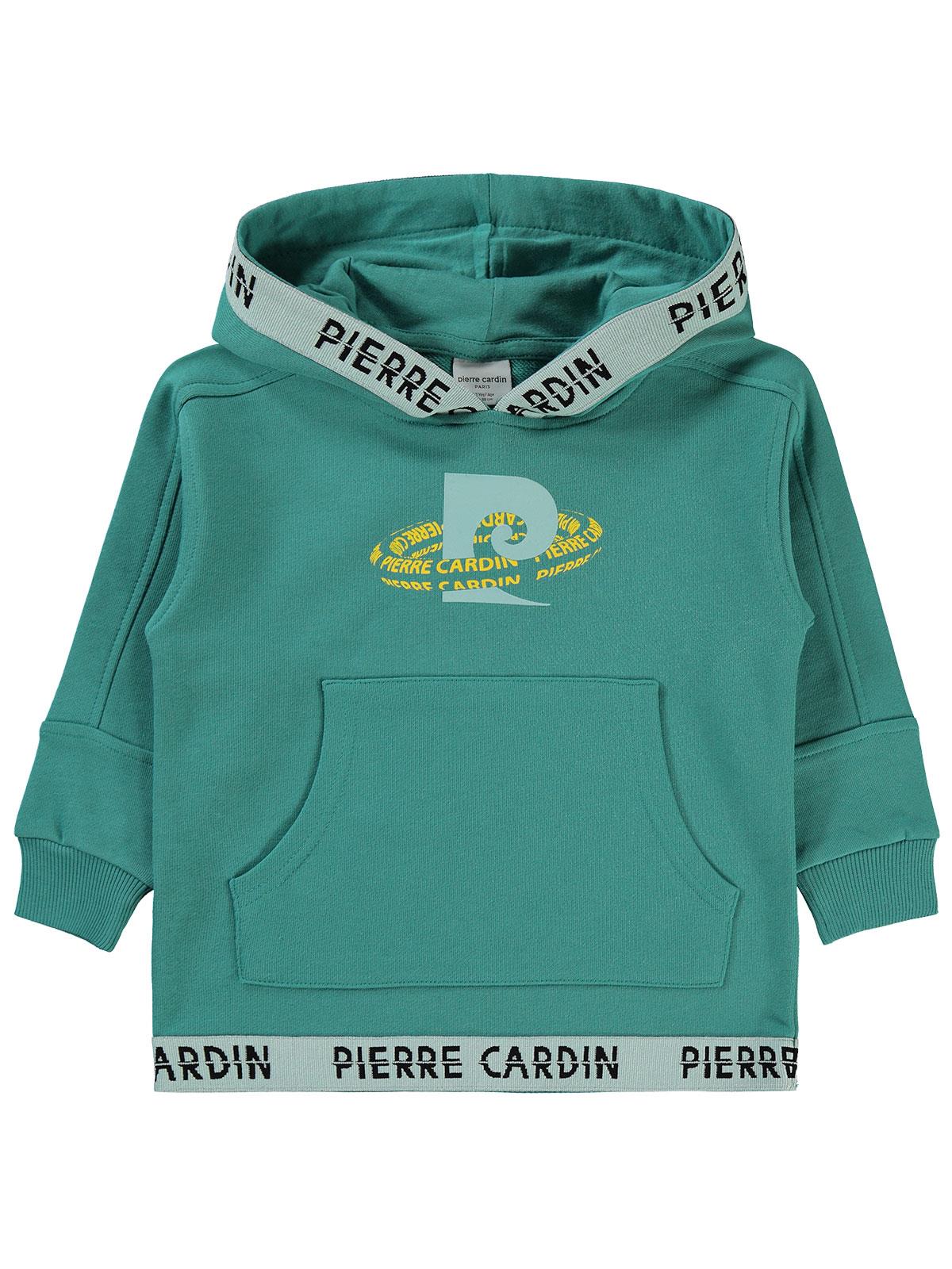 Pierre Cardin Baskılı 2-5 Yaş Sweatshirt - Yeşil