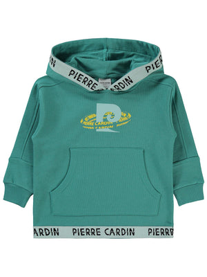 Pierre Cardin Baskılı 2-5 Yaş Sweatshirt - Yeşil