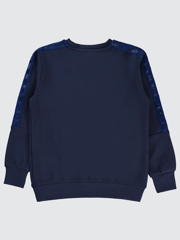 Pierre Cardin PC Baskılı 10-12 Yaş Sweatshirt - Lacivert