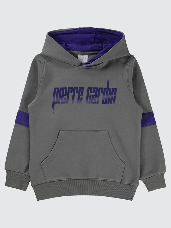 Pierre Cardin Revolutıon Baskılı 6-9 Yaş Sweatshirt - Gri
