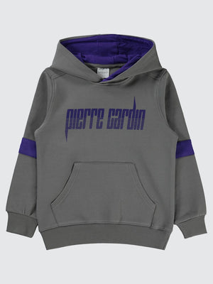 Pierre Cardin Revolutıon Baskılı 6-9 Yaş Sweatshirt - Gri
