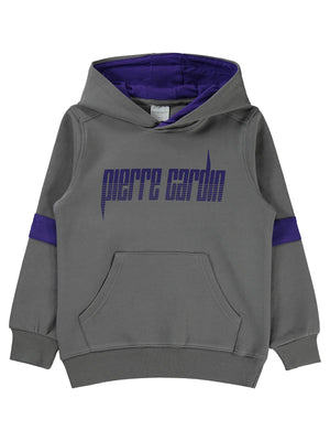Pierre Cardin Revolutıon Baskılı 6-9 Yaş Sweatshirt - Gri
