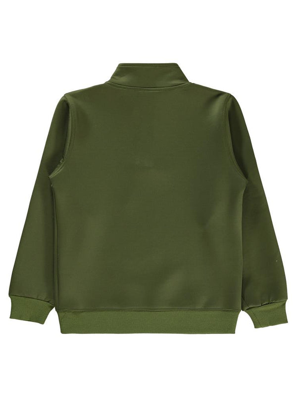 Pierre Cardin Original Baskılı 6-9 Yaş Sweatshirt - Haki