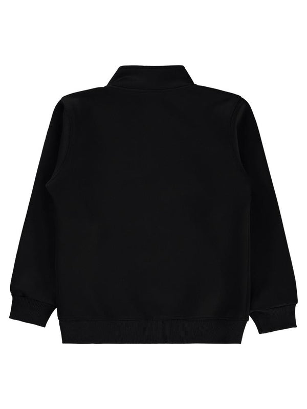 Pierre Cardin Original Baskılı 6-9 Yaş Sweatshirt - Siyah