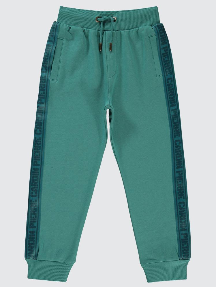 Pierre Cardin Şeritli 10-12 Yaş Eşofman Altı - Yeşil