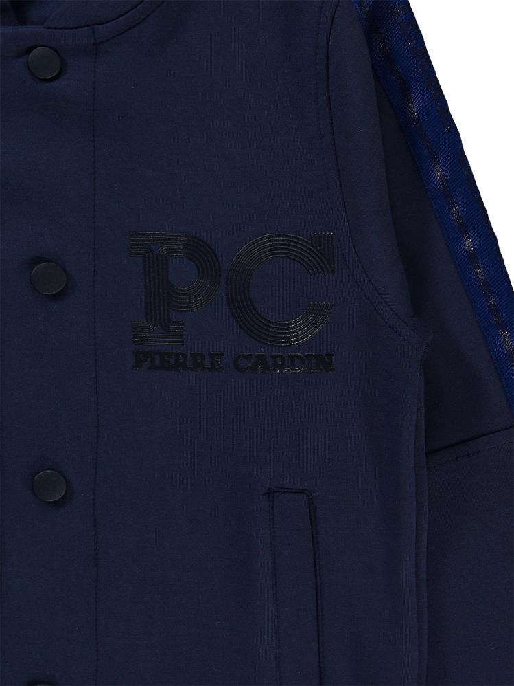 Pierre Cardin PC Baskılı 6-9 Yaş Hırka - Lacivert