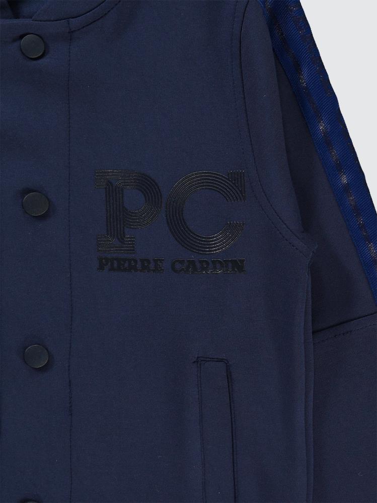 Pierre Cardin PC Baskılı 10-12 Yaş Hırka - Lacivert