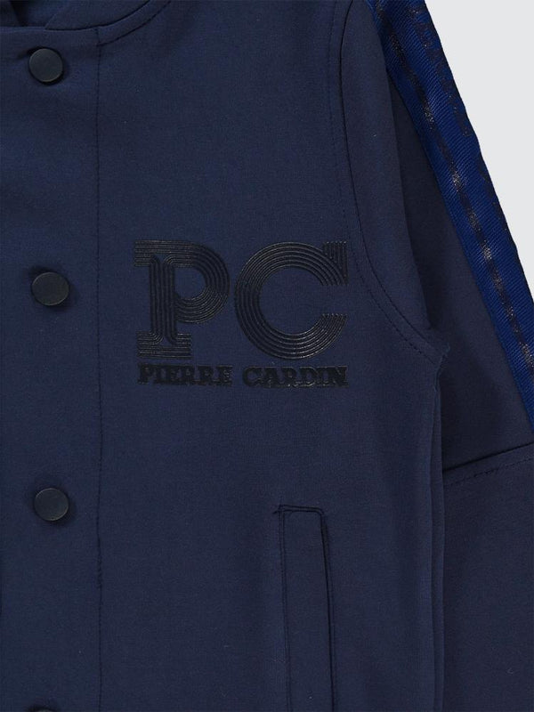 Pierre Cardin PC Baskılı 10-12 Yaş Hırka - Lacivert