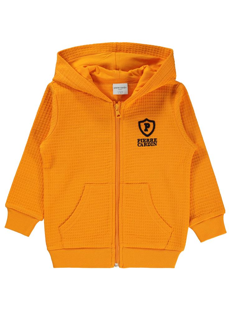 Pierre Cardin Academy Baskılı 2-5 Yaş Hırka - Turuncu