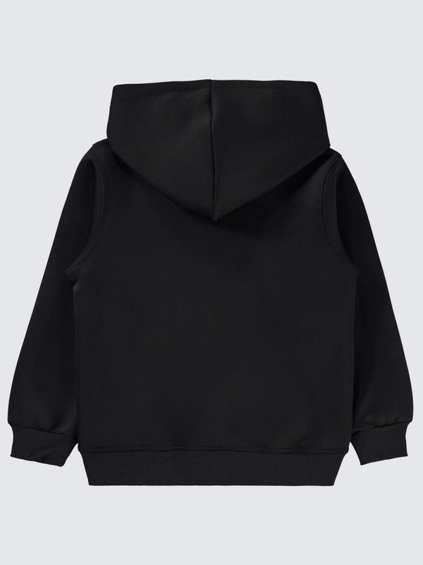 Pierre Cardin Original Baskılı 6-9 Yaş Sweatshirt - Siyah