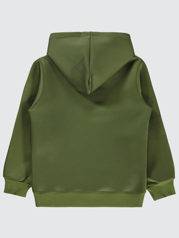 Pierre Cardin Original Baskılı 6-9 Yaş Sweatshirt - Haki