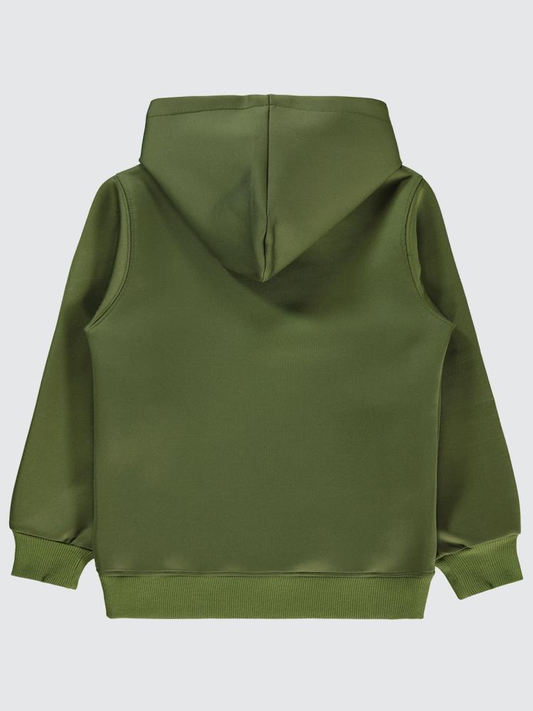 Pierre Cardin Original Baskılı 6-9 Yaş Sweatshirt - Haki