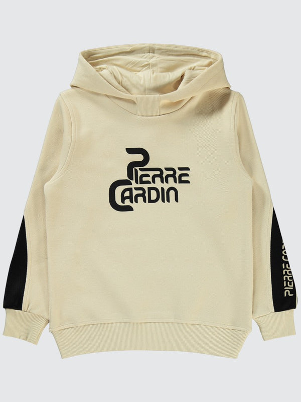 Pierre Cardin Baskılı 6-9 Yaş Sweatshirt - Gri