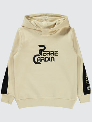 Pierre Cardin Baskılı 10-12 Yaş Sweatshirt - Gri