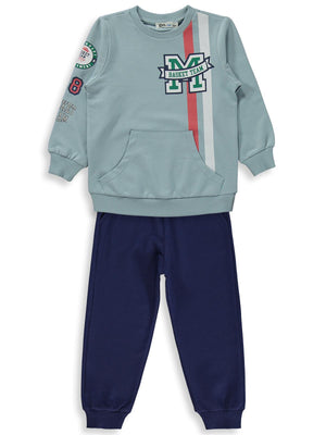 Civil Boys 2-5 Yaş Eşofman Takımı - Mavi