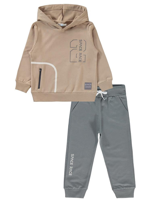 Civil Boys 2-5 Yaş Eşofman Takımı - Bej