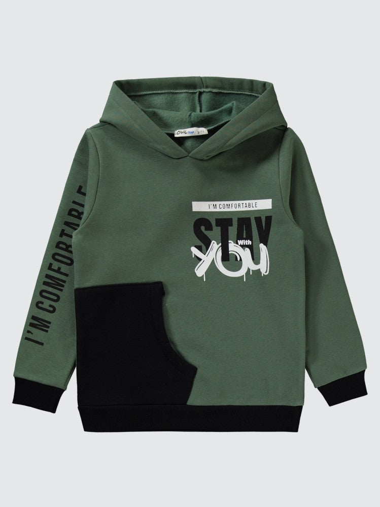 Civil Boys 6-9 Yaş Eşofman Takımı - Haki