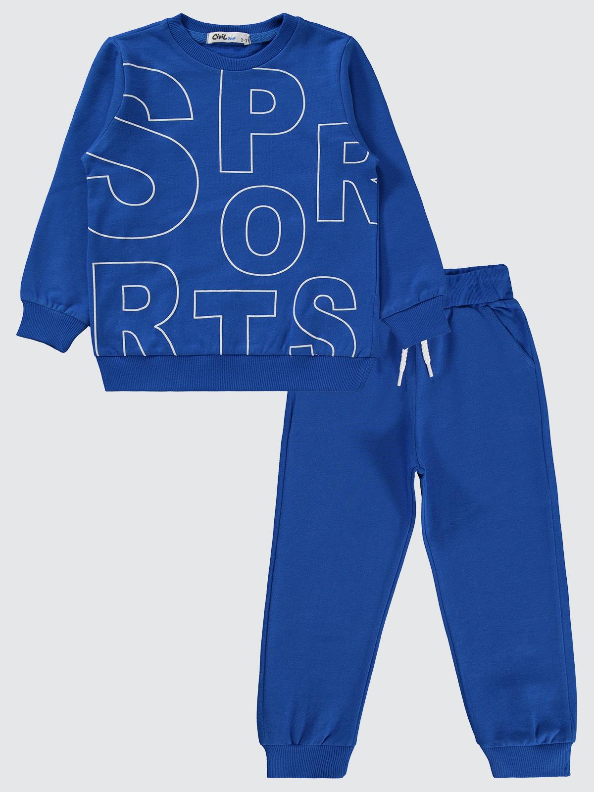 Civil Boys 2-5 Yaş Eşofman Takımı - Mavi