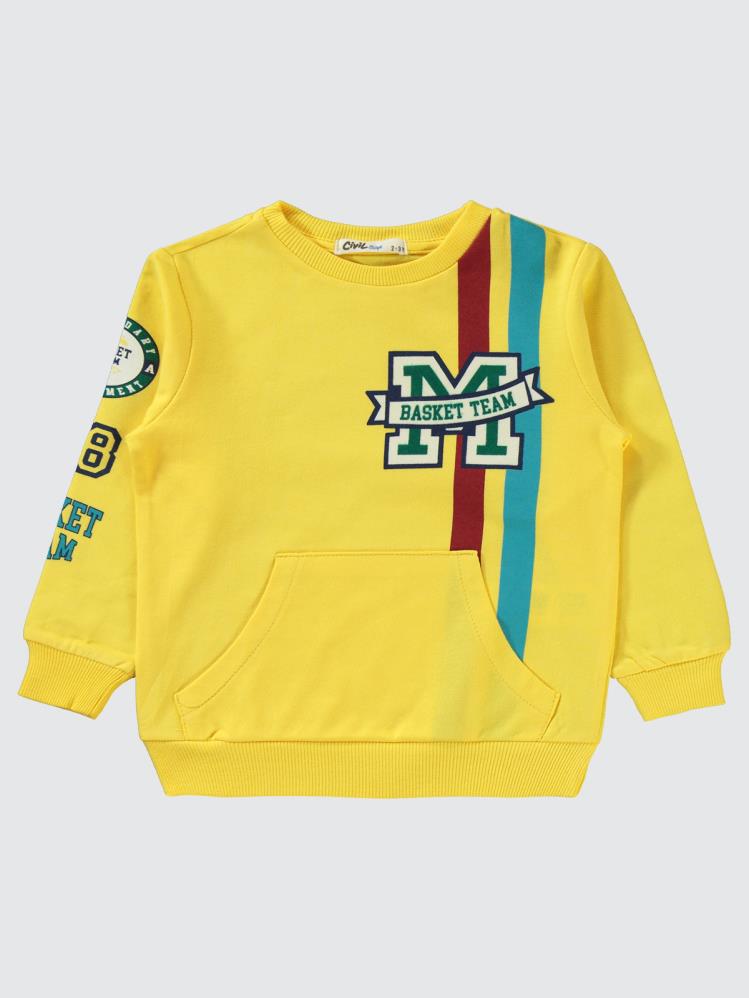 Civil Boys 2-5 Yaş Eşofman Takımı - Sarı