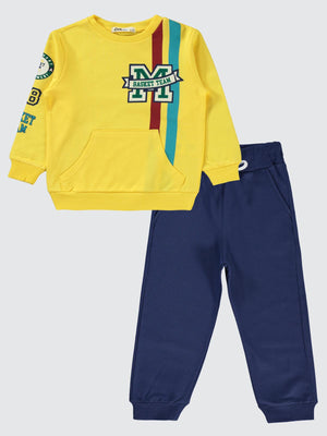 Civil Boys 2-5 Yaş Eşofman Takımı - Sarı