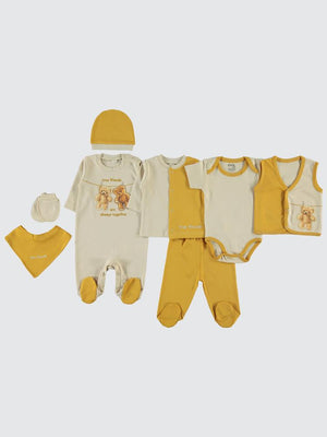 Civil Baby Erkek Bebek 8'li Zıbın Setleri 0-1 Ay - Haki