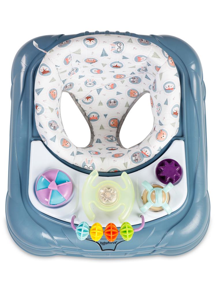 Baby Force Lüks Müzikli Yürüteç - Gri