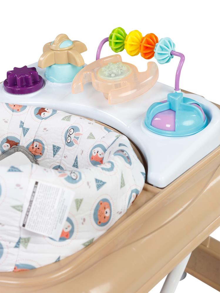 Baby Force Lüks Müzikli Yürüteç - Kahverengi