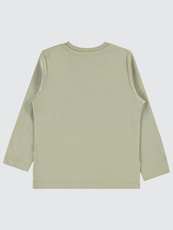 Civil Boys Geometrik Dino Baskılı 2-5 Yaş Sweatshirt - Yeşil